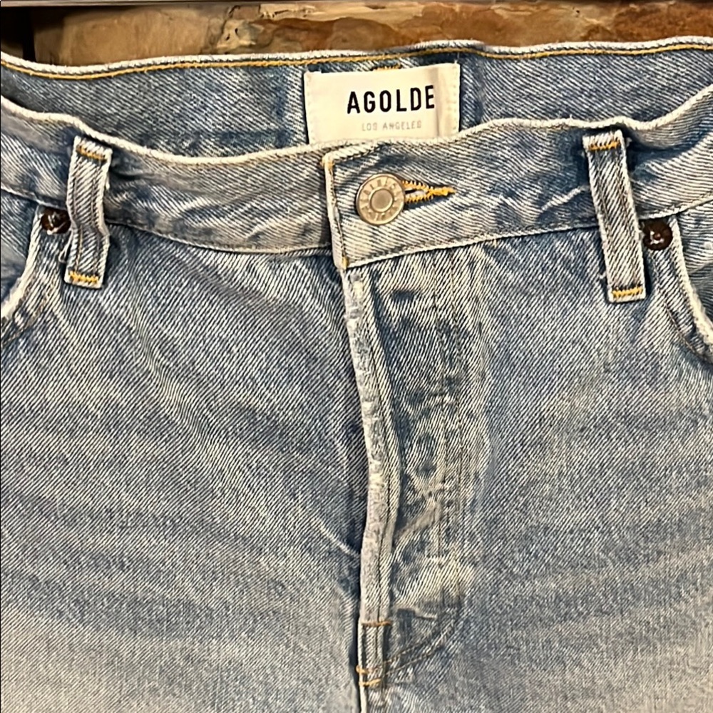 AGOLDE Parker Vintage Cut Off Shorts - Picture 3 of 9